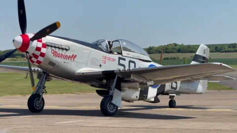 P-51D 'Marinell' Stock Footage 316909693