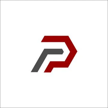 P Letter Logo Design with Creative Modern Trendy Stock Illustration