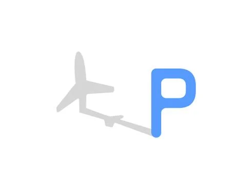 P letter logo Stock Illustration