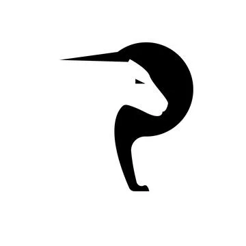 P letter for panther icon vector concept design template Stock Illustration