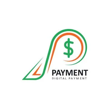 P letter vector concept for digital payment icon design web Stock-Illustration