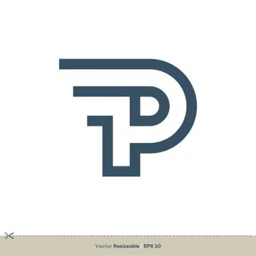 P Letter vector Logo Template Illustration Design. Vector EPS 10. Stock Illustration
