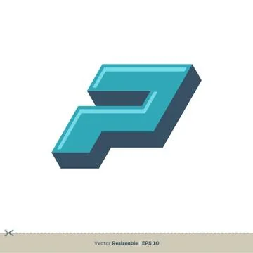 P Letter vector Logo Template Illustration Design. Vector EPS 10. Illustrazione stock