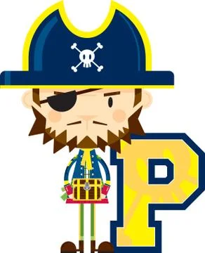 P is for Pirate Иллюстрация