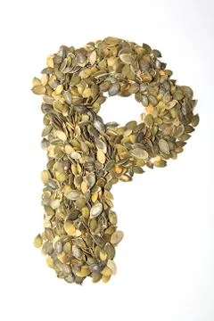 P is for pumpkin Stock Photos