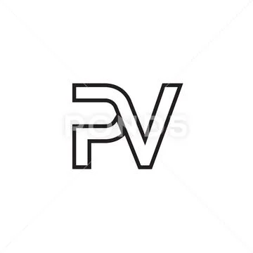 PV Logo. P V Design. White PV Letter. PV/P V Letter Logo Design. Initial  Letter PV Linked Circle Uppercase Monogram Logo.  Royalty Free SVG,  Cliparts, Vectors, and Stock Illustration. Image 155558936.