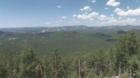 P00735 Black Hills in South Dakota Stock Footage