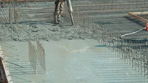 P1190001 reinforcement of the foundation Stock Footage 325100874