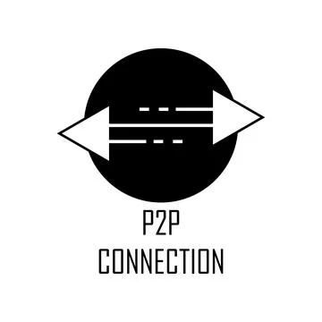P2p connection icon. Element of Web Development for mobile concept and web apps Stock Illustration