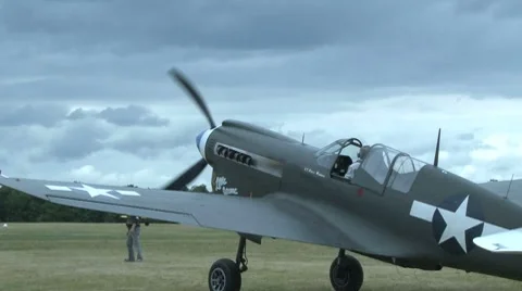 P40N Warhawk Stock Footage 7762179