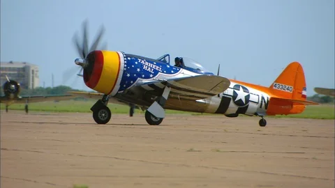 P47 Thunderbolt Taxi In 動画素材 85611396