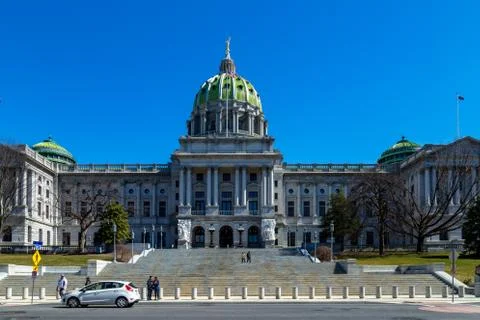 PA Capitold Building Stock Photos