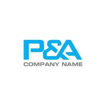 PA letter logo design vector illustration template Stock Illustration