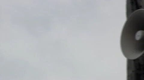 PA System Speakers Stock Footage 51681300