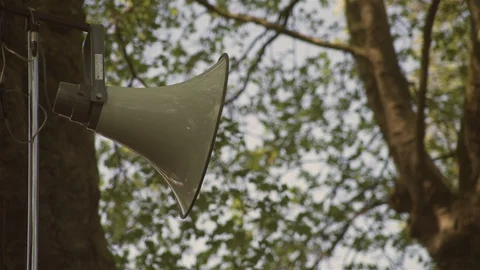 PA System - tannoy Stock Footage 93201522