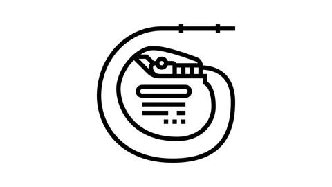 Pacemaker biomedical line icon animation Stock Footage 326133891