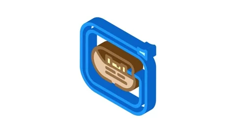 Pacemaker cardiology isometric icon animation Stock Footage 327278174