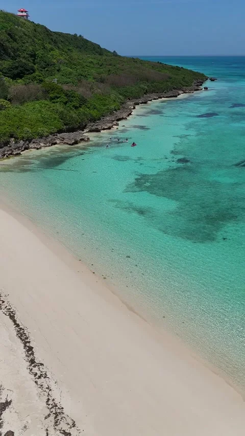 Pacha Beach, Phuket | Stunning Hidden Beach Vertical Drone Footage 스톡 동영상 306654572