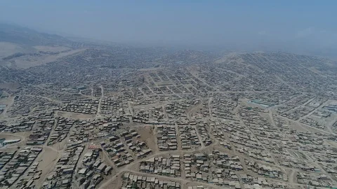 Pachacutec, Lima, Peru. Aerial Stock Footage 106946152