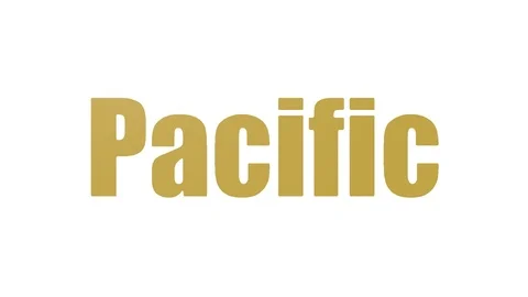 Pacific Animated Word Cloud Isolated Stock Footage 107229018