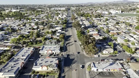 Pacific Beach - Aerial view Stock Footage 311989828