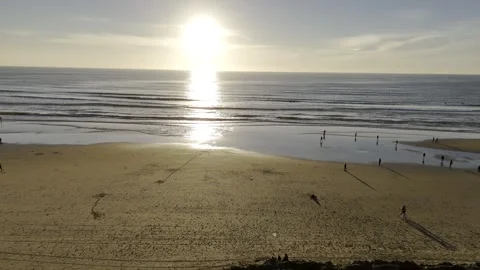 Pacific Beach - Aerial view Stock Footage 311991049