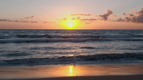 Pacific Beach Sunset Stock Footage 47415603