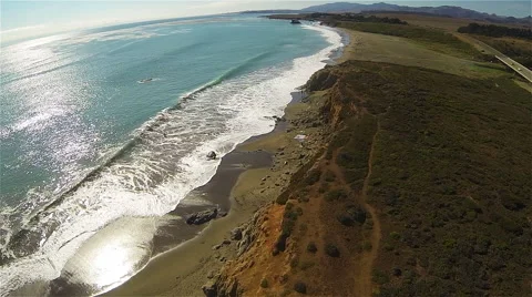Pacific Blue Aerial Stock Footage 44093764