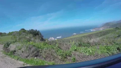 Pacific Coast High Way California Stock Footage