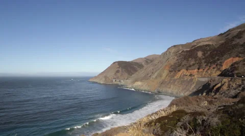 Pacific Coast Highway bridge Stock Footage 34278737