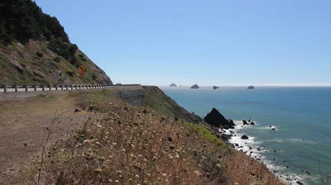 Pacific Coast Highway Stock Footage 32480567