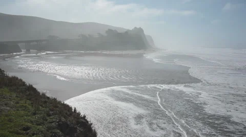 Pacific Coast Highway Stock Footage 44259087