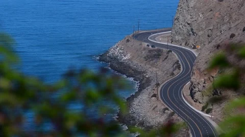 Pacific Coast Highway Video stock 155558375