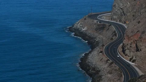 Pacific Coast Highway Video stock 155558381