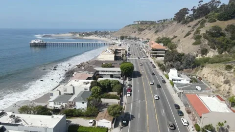 Pacific Coast Highway Video stock 166524005