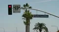 Pacific Coast Highway road sign HD Footage