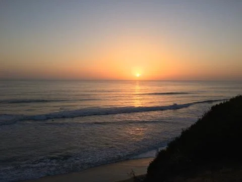 Pacific Coast Sunset Stock Photos