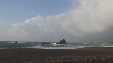 Pacific coastline in California Stock Footage 101915538