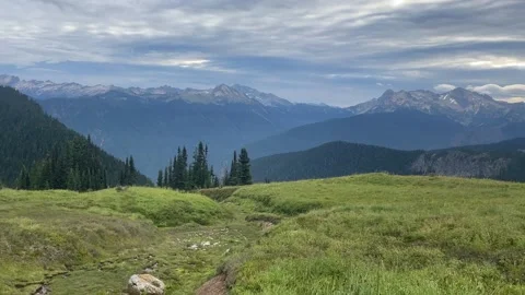 Pacific Crest Trai: Glacier Peak Wilderness Washington Stock Footage 221581624