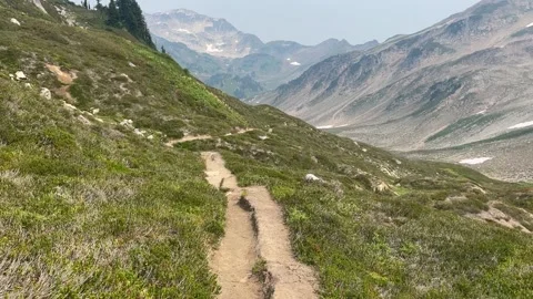 Pacific Crest Trail Glacier Peak Wilderness Stock Footage 221581408