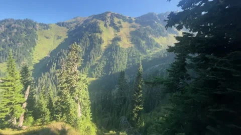 Pacific Crest Trail Glacier Peak Wilderness Washington Stock Footage 221581439