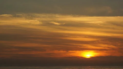 Pacific Evening Timelapse Stock Footage 35935444