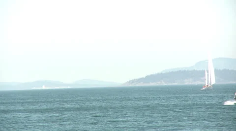 Pacific Northwest Boating 5 Stock Footage 23427795