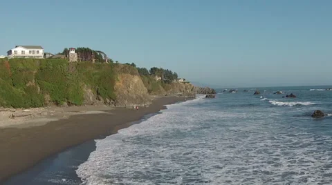 Pacific Northwest Coastline Stock Footage 51165641