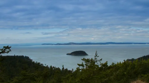 Pacific Northwest Island Stock Footage 36634971