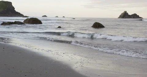 Pacific Northwest Ocean Video stock 70894766