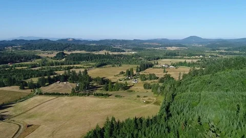 Pacific Northwest Valley Stock Footage 83597825