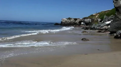 Pacific ocean beach Stock Footage 419551