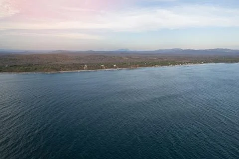 Pacific ocean beach in Nicaragua Stock Photos