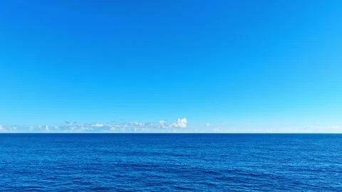 Pacific ocean blue wave background. Summer seascape. Stock Footage 289863103